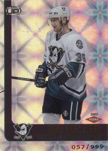 2001-02 Pacific Heads Up - Timo Parssinen #102