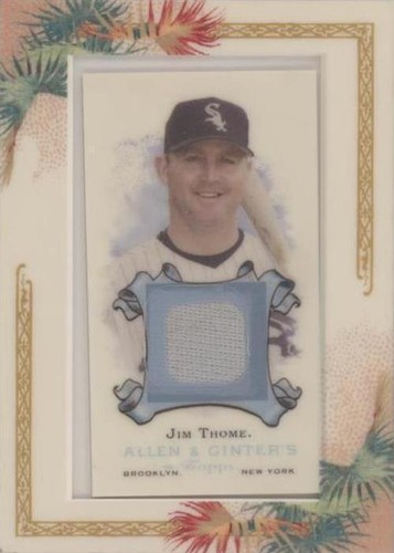 Jim Thome 2006 Topps Topps Trading Places Bat Relic #TPR-JT