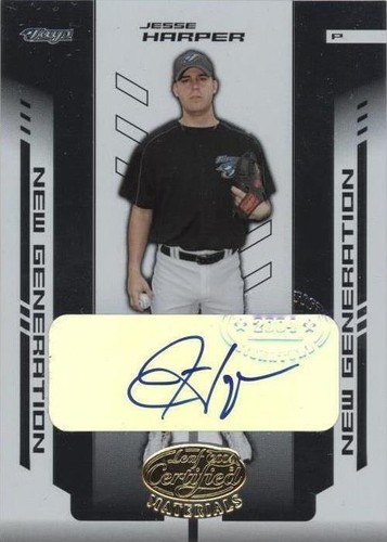 2004 Leaf Certified Materials - Jesse Harper #281