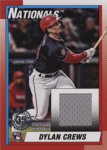 2025 Topps Series 1 - Dylan Crews #T90R-DC