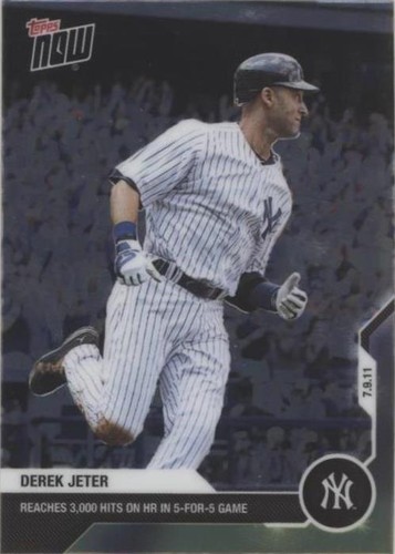 2020 Topps Now Chrome Derek Jeter Career Retrospective - Derek Jeter #DJ-4