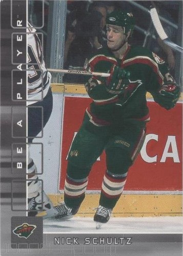 2001-02 In the Game Be A Player Memorabilia - Nick Schultz #383