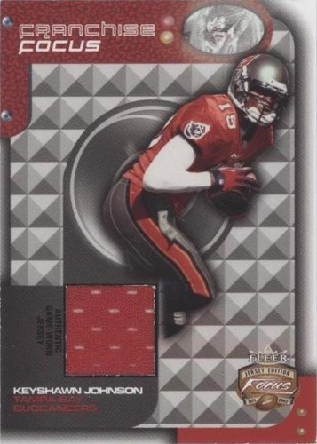 2002 Fleer Focus Jersey Edition Keyshawn Johnson #KJ-FF