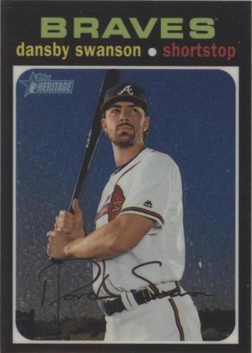 2020 Topps Heritage - Dansby Swanson #THC-390