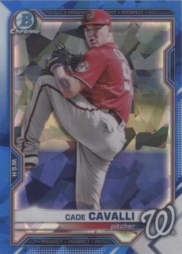 2021 Bowman Sapphire Edition - Cade Cavalli #BCP-99