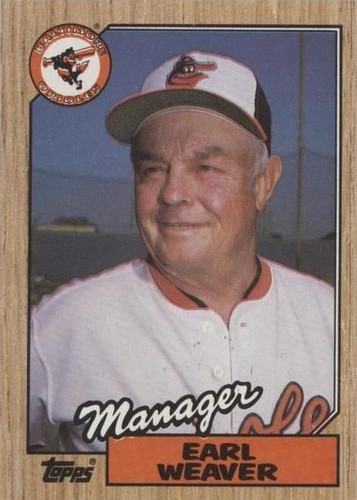 1987 Topps - Earl Weaver #568