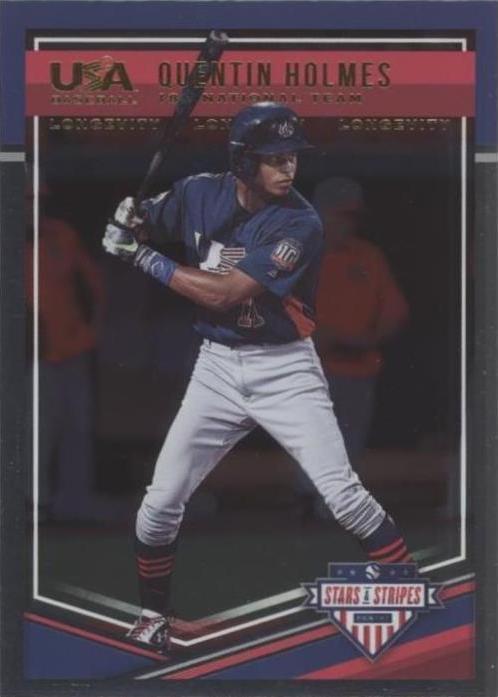 2018 Panini USA Baseball Stars & Stripes Longevity - Quentin Holmes #89