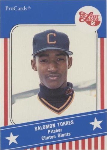 1991 ProCards Midwest League All Star Game - Salomon Torres #MWL 6