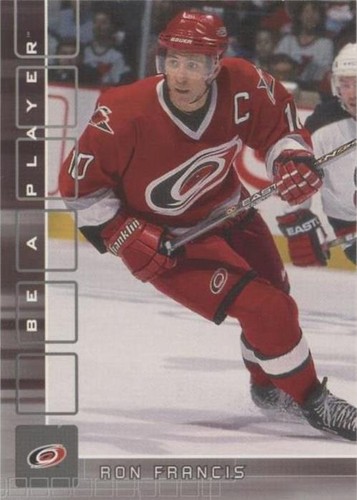 2001-02 In the Game Be A Player Memorabilia - Ron Francis #256