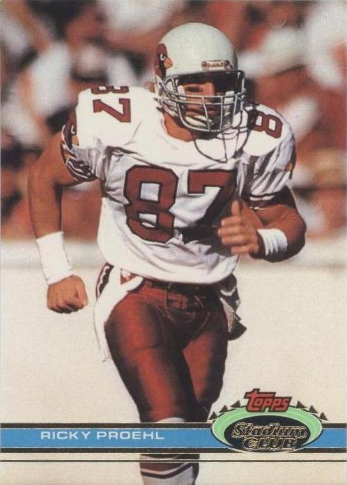 Topps Stadium Club Ricky Proehl #154 1991