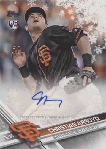 2017 Topps Holiday - Christian Arroyo #A-CA