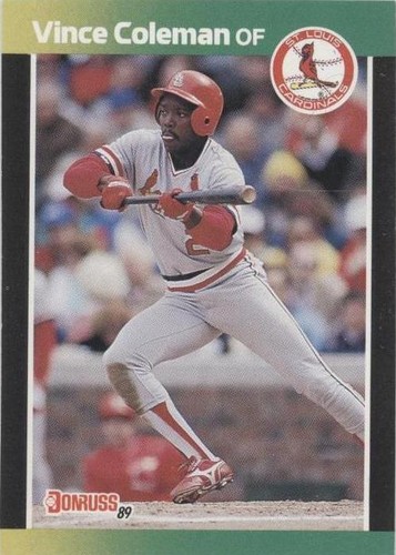 1989 Donruss Baseball's Best - Vince Coleman #19