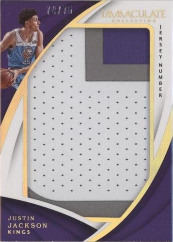 2017-18 Panini Immaculate Collection - Justin Jackson #JP-JCK