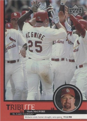 1999 Upper Deck Tribute to Mark McGwire - Mark McGwire #9