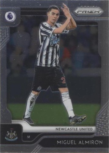 2023-24 Panini Prizm Premier League Purple Prizm Miguel Almiron 
