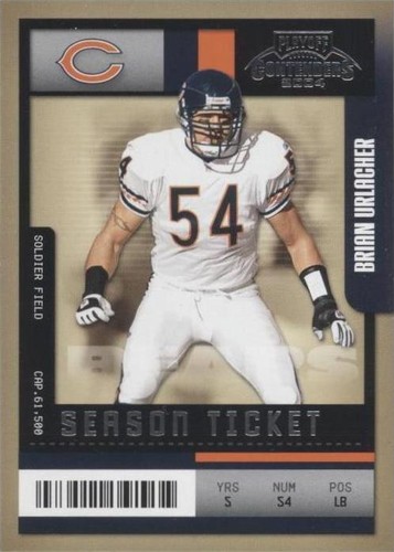 2004 Playoff Contenders Brian Urlacher #19