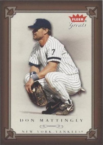 2004 Fleer Greats of the Game - Don Mattingly #22