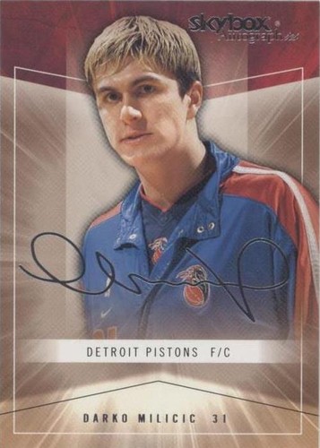 2004-05 Skybox Autographics - Darko Milicic #13