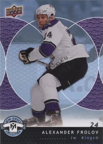 2007-08 Upper Deck Mini Jersey Collection - Alex Frolov #44