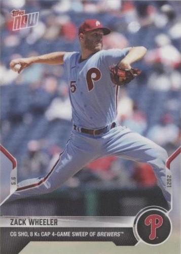 2021 Topps Now - Zack Wheeler #179