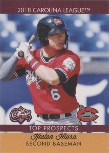 2018 Choice Carolina League Top Prospects - Keston Hiura #04