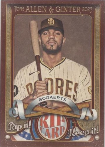 2023 Topps Allen & Ginter - Xander Bogaerts #RC-XB