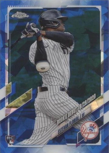 2021 Topps Chrome Update Series Sapphire Edition - Estevan Florial #US247