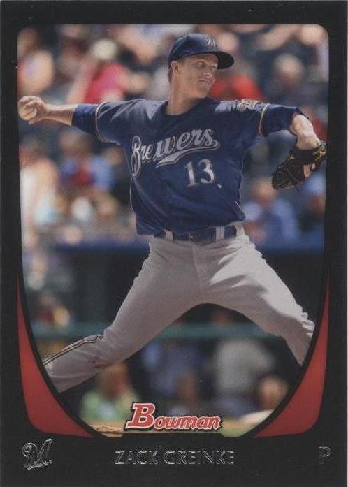 2011 Bowman - Zack Greinke #125