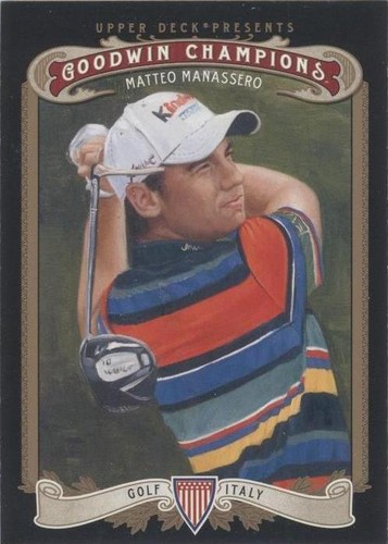 2012 Upper Deck Goodwin Champions - Matteo Manassero #61
