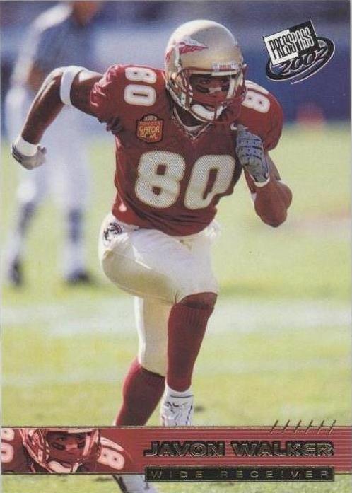 2002 Press Pass Javon Walker #G30