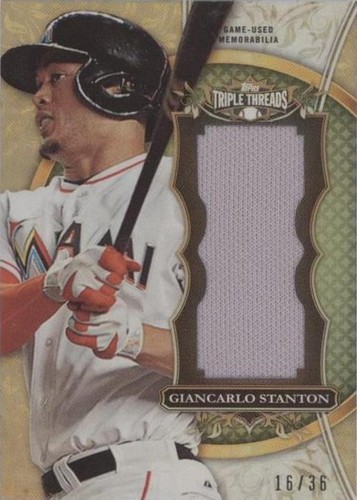 2013 Topps Triple Threads - Giancarlo Stanton #TTUJR-GST2