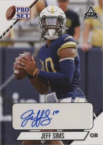 2021 Leaf Pro Set College Jeff Sims #PS-JS1