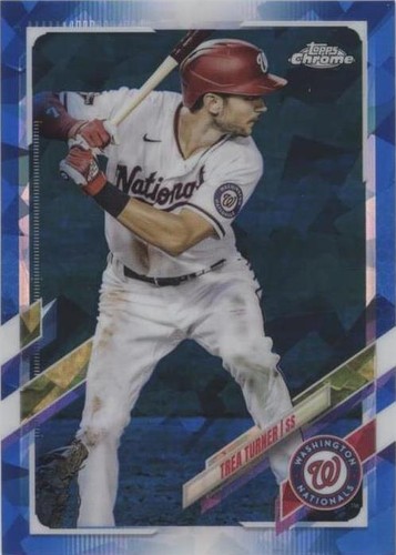 2021 Topps Chrome Sapphire Edition - Trea Turner #203