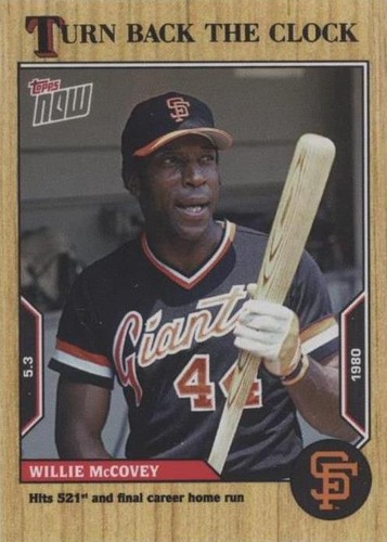 2022 Topps Now Turn Back the Clock - Willie McCovey #34