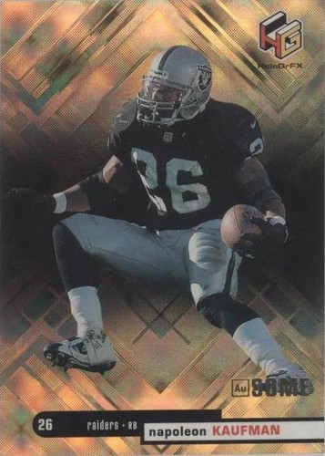 1999 Upper Deck HoloGrFX Napoleon Kaufman #AU42