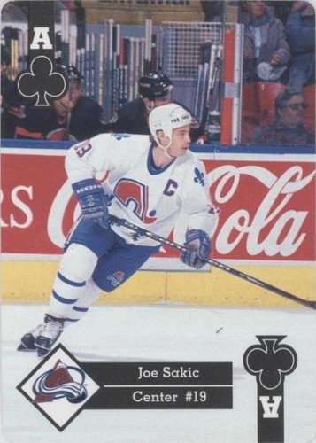 1995-96 Hoyle Eastern Conference Playing Cards - Joe Sakic #AC