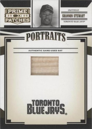 2005 Donruss Prime Patches - Shannon Stewart #P-63