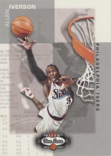 2002-03 Fleer Box Score - Allen Iverson #3