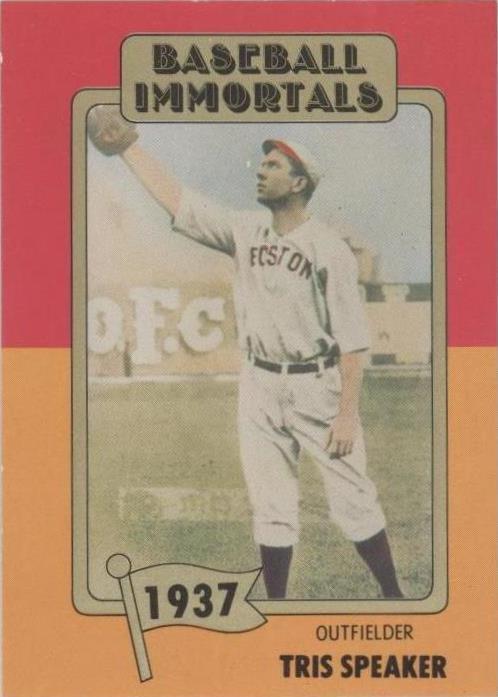 1980-84 SSPC Baseball Immortals primera impresión - altavoz Tris #11