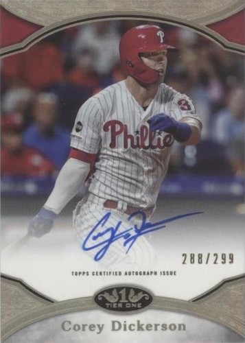 2020 Topps Tier One - Corey Dickerson #PPA-CD