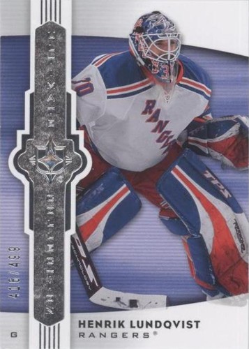 2007-08 Ultimate Collection - Henrik Lundqvist #28
