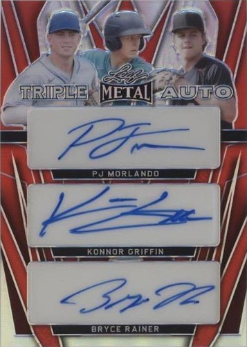 2024 Leaf Metal - Bryce Rainer Konnor Griffin PJ Morlando #TA-12