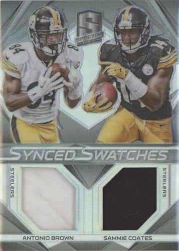 2015 Panini Spectra Antonio Brown Sammie Coates #SS-PIT