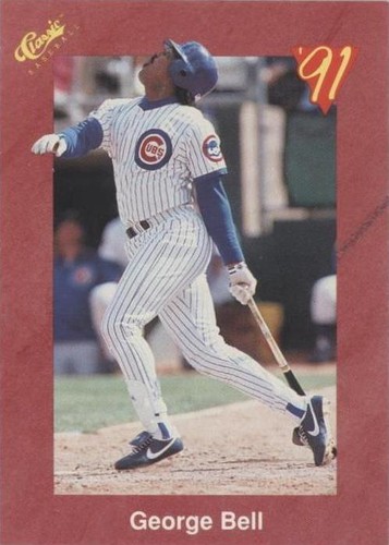 1991 Classic Update Red Travel Edition - George Bell #T30
