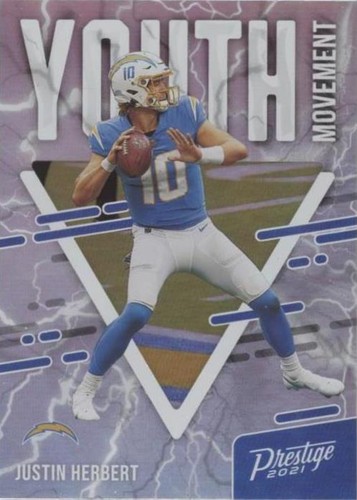 2021 Panini Prestige Justin Herbert #YM-15