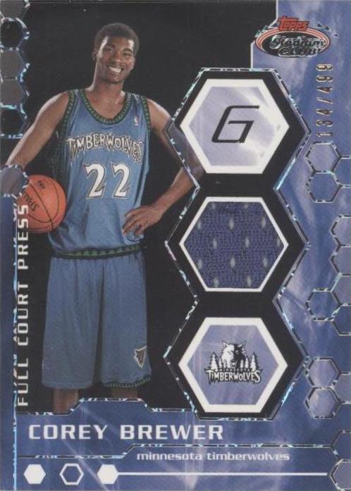 2007-08 Topps Stadium Club - Corey Brewer #FCPR-CB