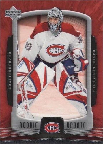 2005-06 Upper Deck Rookie Update - David Aebischer #51