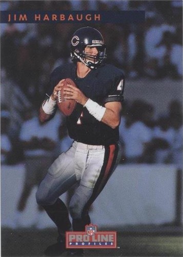 1992 Pro Line Profiles Jim Harbaugh #163