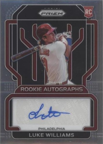 2022 Panini Prizm - Luke Williams #RA-LW