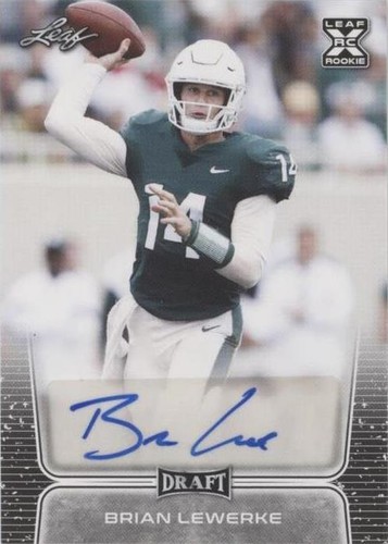 2020 Leaf Draft Brian Lewerke #BA-BL1